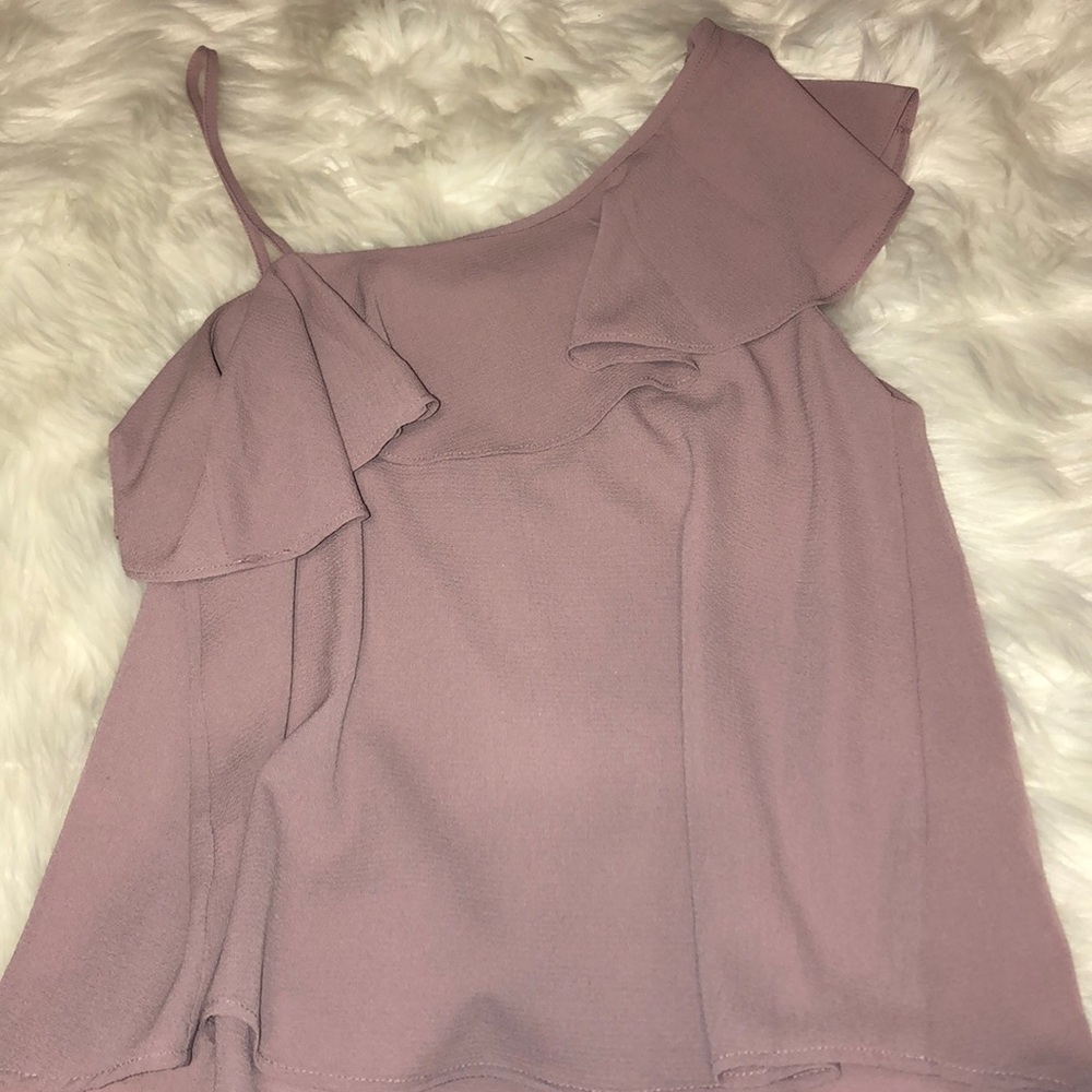 sienna sky one shoulder top